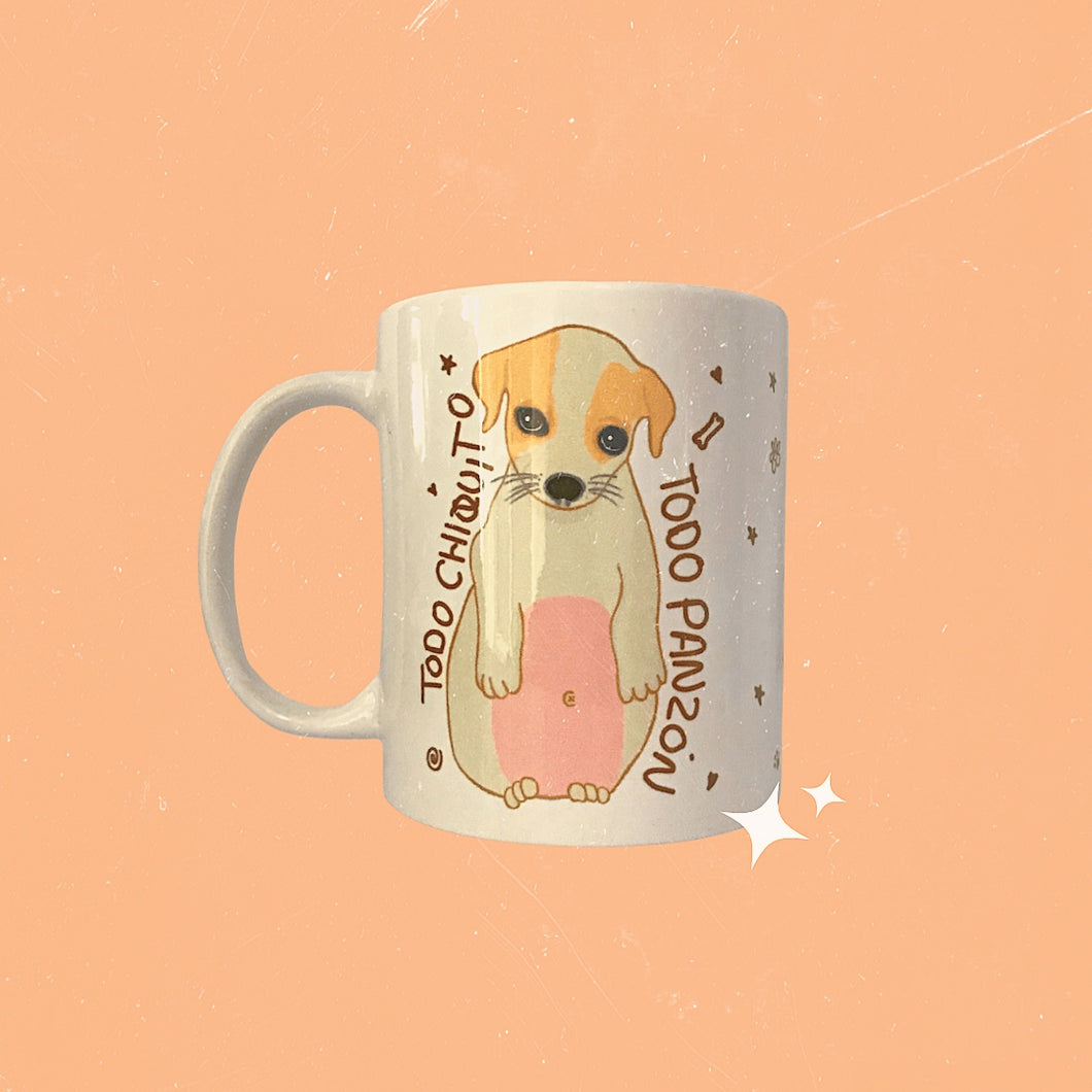 PERRITO PANZÓN TAZA